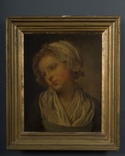 Huile sur toile portrait de