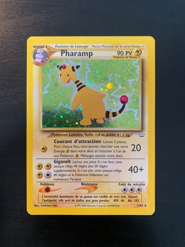 Carte pokémon pharamp 1 - pokémon, :