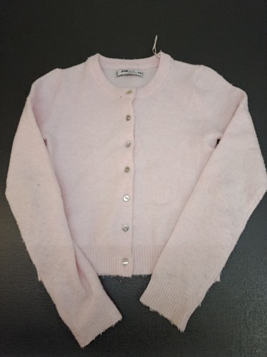 Gilet rose maille - en, –