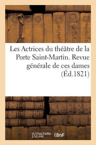 Les actrices thtre - de, la