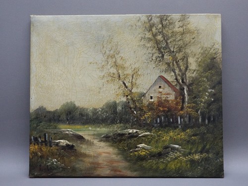 Tableau ancien huile sur - ancien, toile