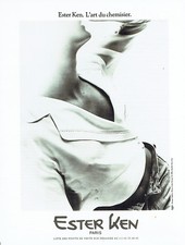 Publicité Advertising 107  1990  chemisier Ester Ken  par Carlo Pieroni