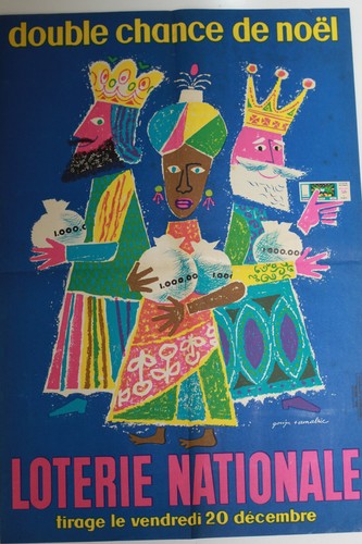 Affiche loterie nationale - affiche,