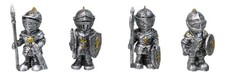 Set of 4 Medieval Suit of