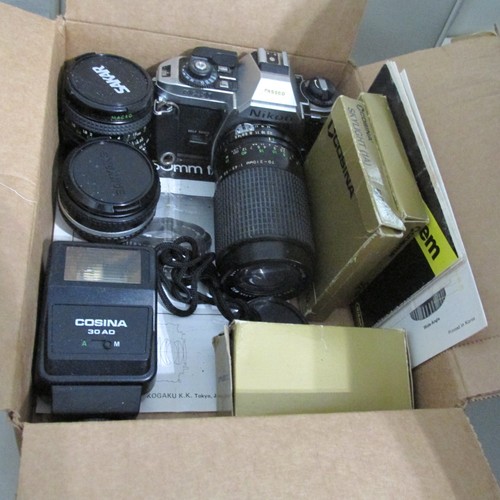 Nikon 35mm slr camera - nikon, fg