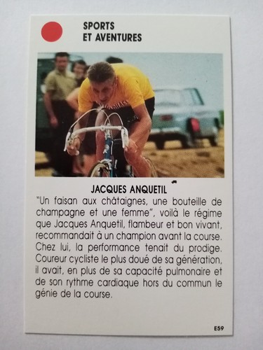 Jacques anquetil france card - france,