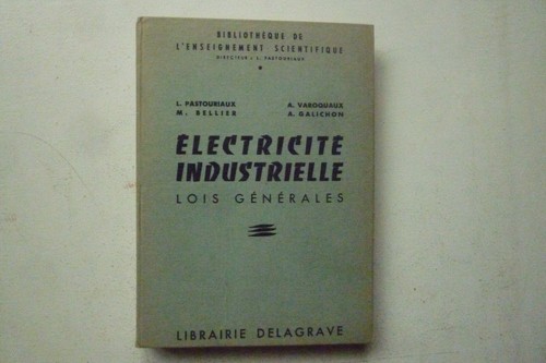 Electricite industrielle lois - electricite,