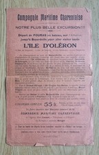 Ile d'Oléron : vieux flyer