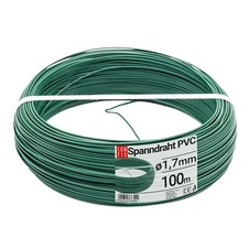 Fil de serrage fil de jardin vert et revêtement PVC clôture grillagée 100 m /...