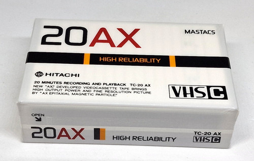 Cassette vidéo vierge hitachi - cassette,