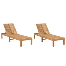 Lot de 2 Chaises Longues Bain