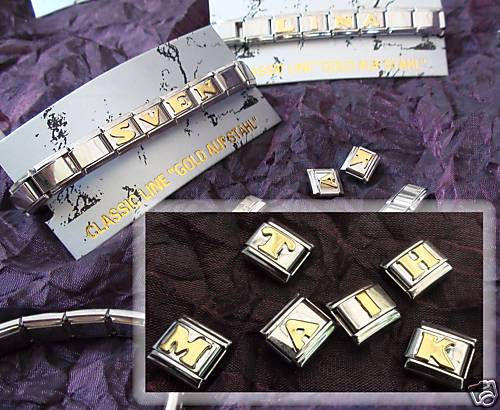 Bracelet avec nom lettres - bracelet,