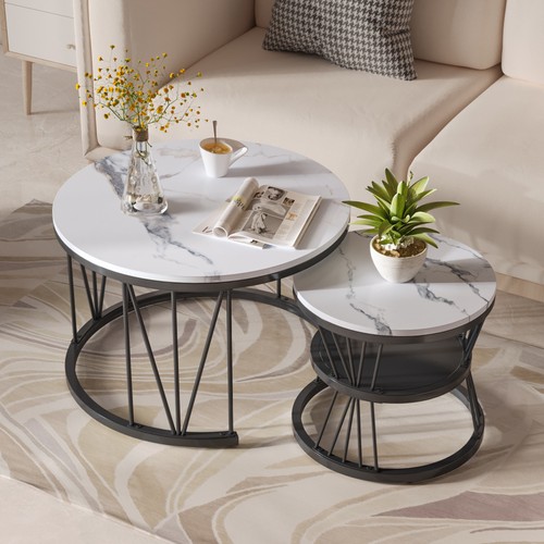 Table basse ronde - ensemble, de