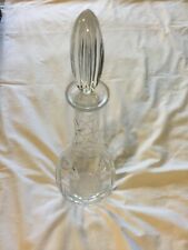 Crystal wine decanter