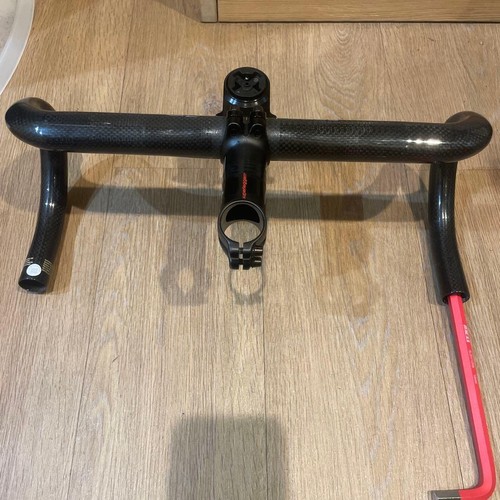 Guidon carbone boma - carbone, avec
