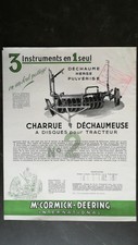 prospectus tracteur outil Mc Cormick Deering international
