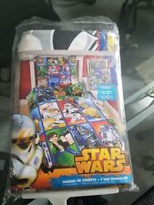 Housse de Couette et taie1 personne STAR WARS état Neuf