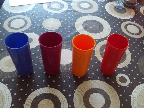 Verres gobelets tupperware - 4,