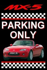 plaque " PARKING ONLY MAZDA