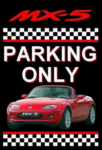 Plaque parking only - ",