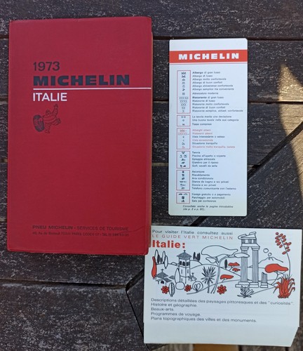 Guide michelin italie 1973 - italie,