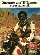 Publicité ancienne bière 33