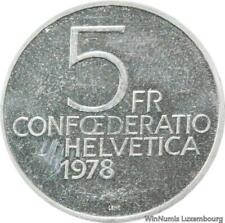 V7442 Suisse 5 Francs Henry Dunant 1978 UNC -> Faire offre