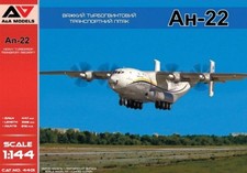 ANTONOV  An-22 Heavy Turboprop Transporter - A&A 1/144 PLASTIC KIT
