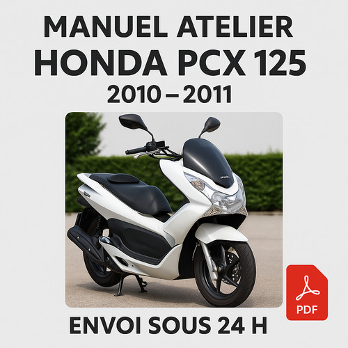 Manuel atelier honda - atelier, pcx