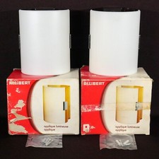 Paire d'Appliques Design Vintage Allibert Neuves d'ancien stock NOS