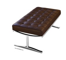 Court Chic Bauhaus Cuir Banc
