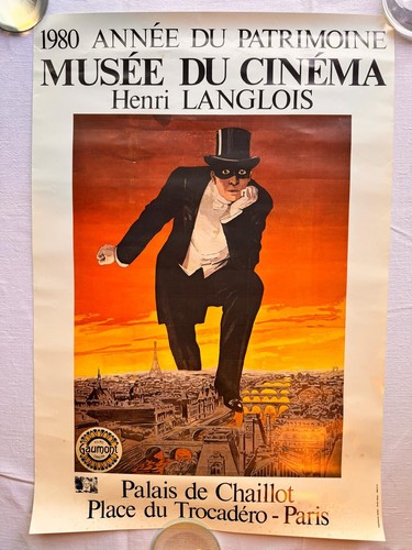 Affiche cinéma fantomas 1980 - affiche,