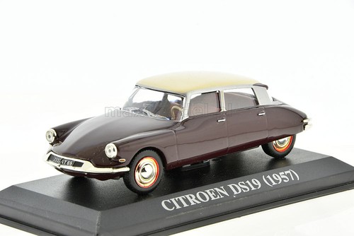 Citroen ds19 dark red 1957 - ds19,