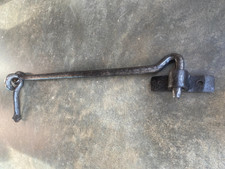 Ancien crochet 47,2 cm fer forgé pour porte volet grille, serrure penture