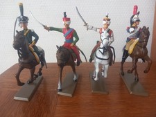 SOLDAT DE PLOMB 4 CAVALIERS