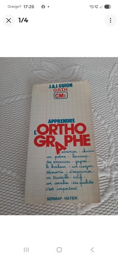 Livre scolaire apprendre