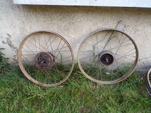 Paire jantes roues italiennes