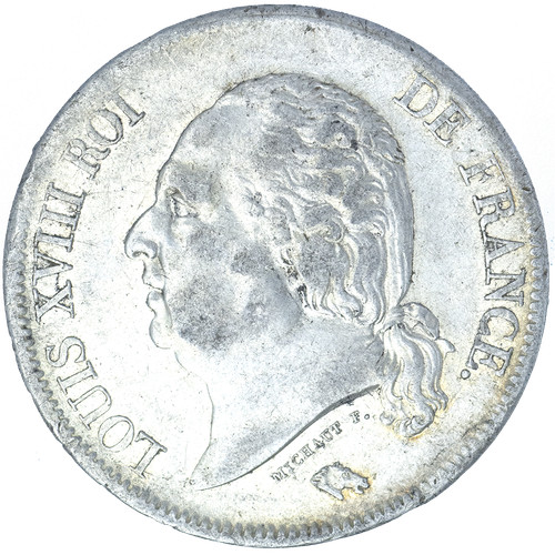 Louis xviii francs 1817 - louis, xviii-5