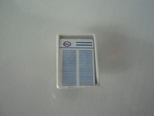 PLAYMOBIL vintage city station essence ESSO petit panneau mural set 3439 de 1981