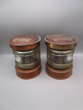 Paire de lampes de bateaux