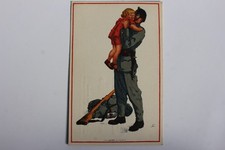 Carte postale ancienne illustrateur SONOR Tombola soldats Suisse (41871)