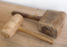 Vintage ancien maillet marteau - ancien,