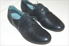 DORKING Derby à Lacets Femme Cuir Bleu Marine T 39 TBE