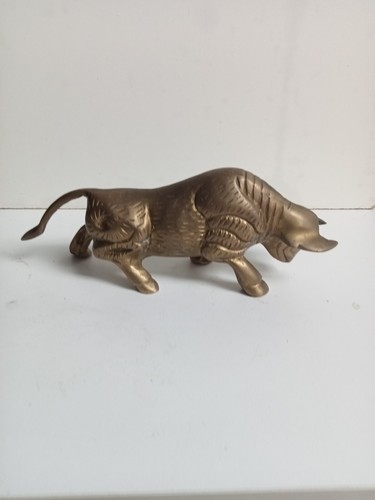 Statuette taureau bronze - taureau, en