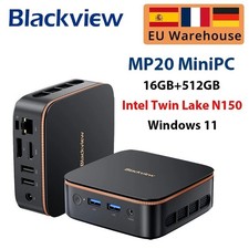Blackview MP20 Mini PC Intel N150 16Go RAM 512Go SSD Windows 11 Pro 4K UHD
