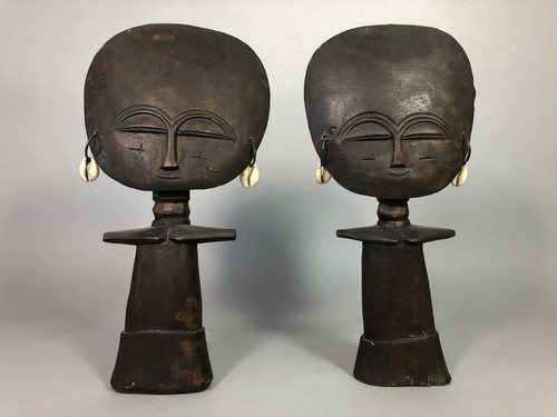 Art africain paire poupées - paire, de