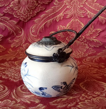 Pipe à eau porcelaine Chine 20ème