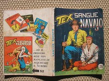 TEX  # 51 SANGUE NAVAYO PRIMA EDIZIONE GENNAIO 1965 BUONO CON CONTINUA ED MG