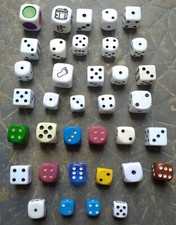 ancien lot dé a jouer jeux