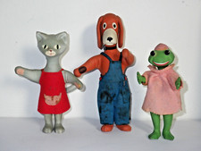 Lot de 3 figurines La maison de Toutou vintage - ORTF Technigom (C750)